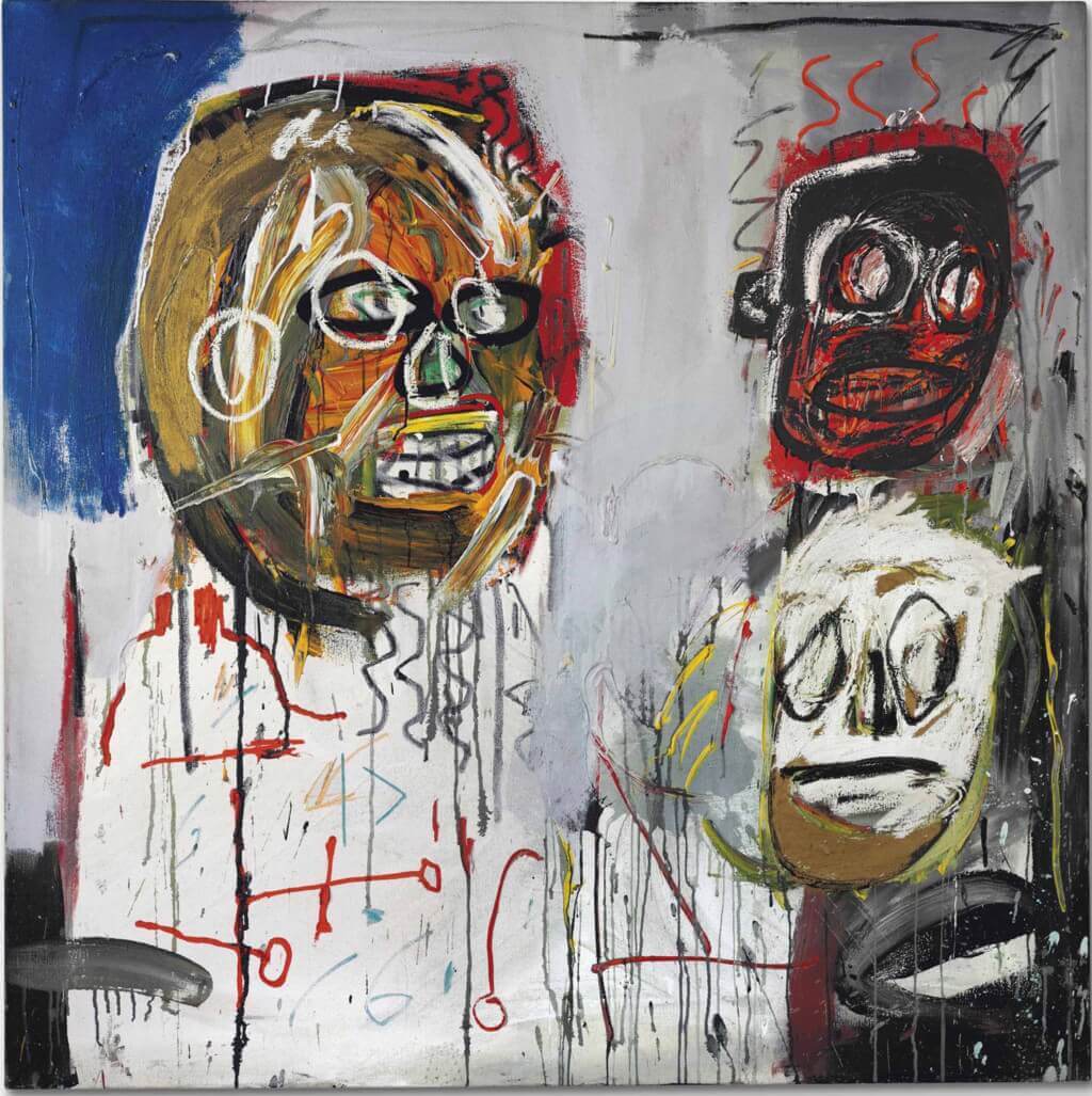 Basquiat-threedelegates-1982