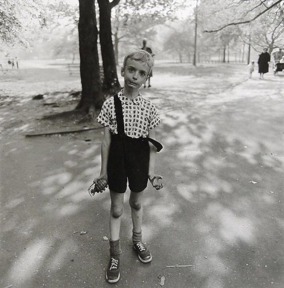 Child with Toy Hand Grenade in Central Park, Diane Arbus
