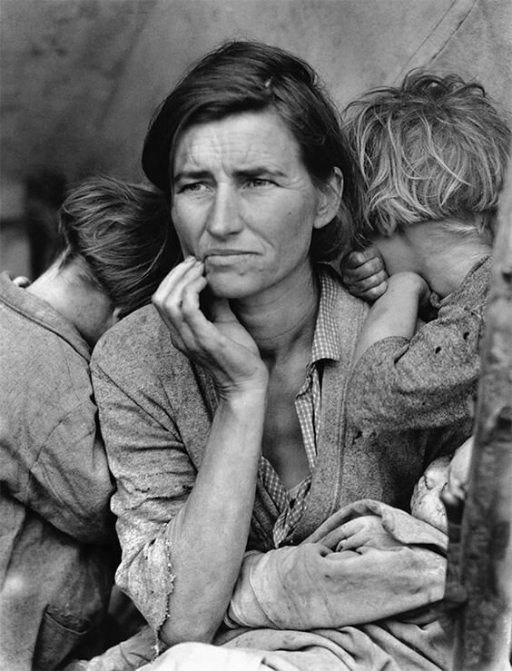 Migrant Mother, California,1936 dorothea lange madre migrante