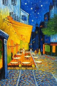Terrazza del caffè la sera, 1888, Van Gogh Arles