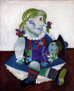 Pablo Picasso- “Maya con la sua bambola” (1938)