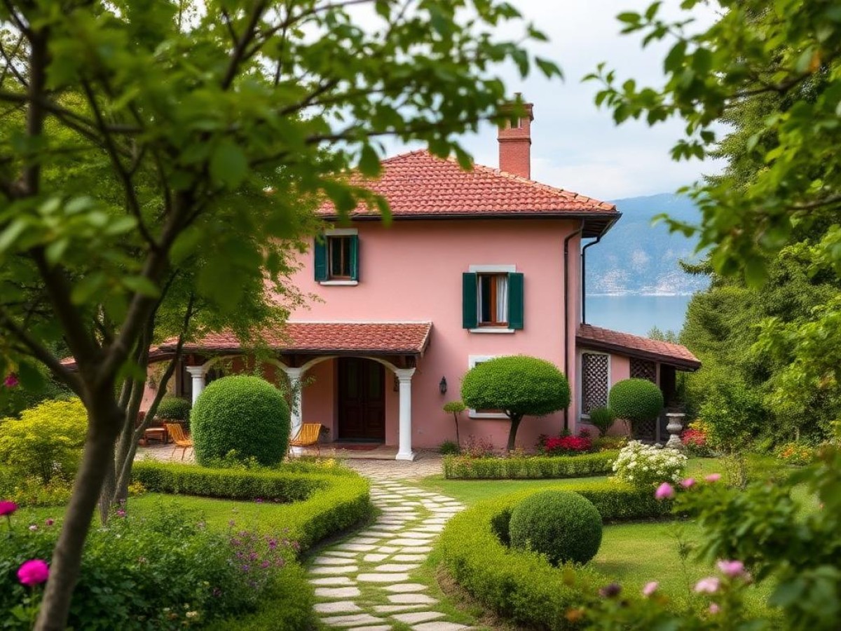 Rustica e romantica: la villa di charme sulle colline del Garda
