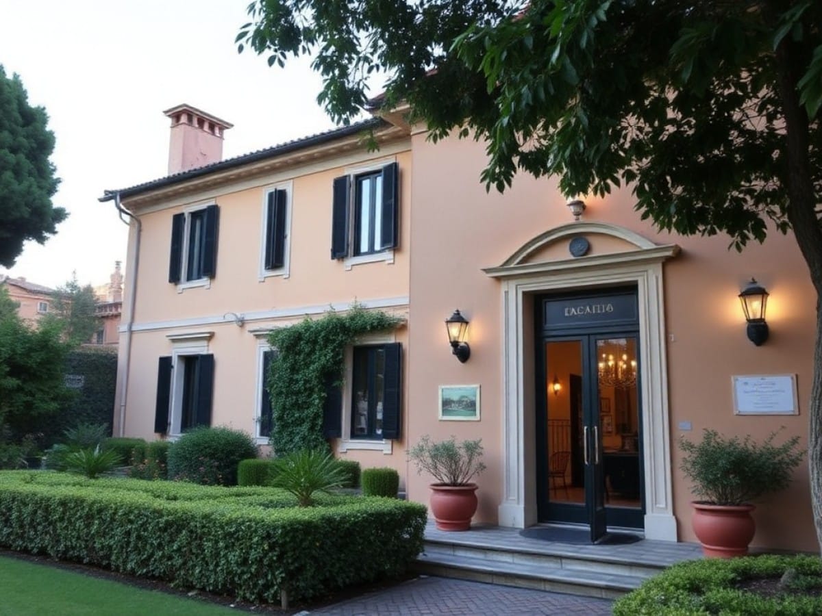 L’ingresso principale della Casa del Jazz durante gli scavi, 13 novembre 2025 (Francesco Benvenuti/LaPresse)