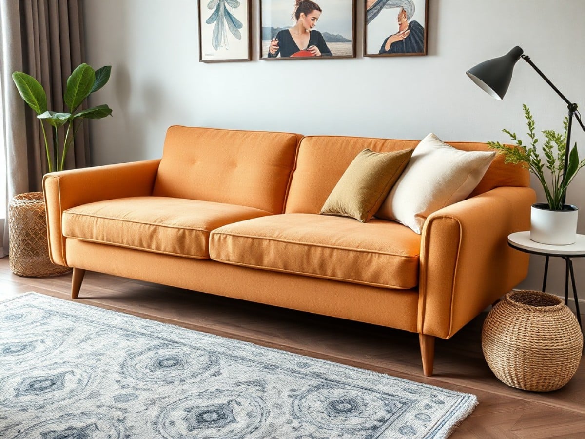 Tissu taché, odeur, poussière… Ces astuces redonnent vie à un canapé non déhoussable en quelques minutes