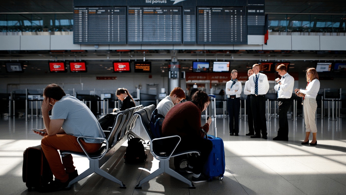 Per oggi è stato indetto uno sciopero nazionale di quattro ore del settore aereo