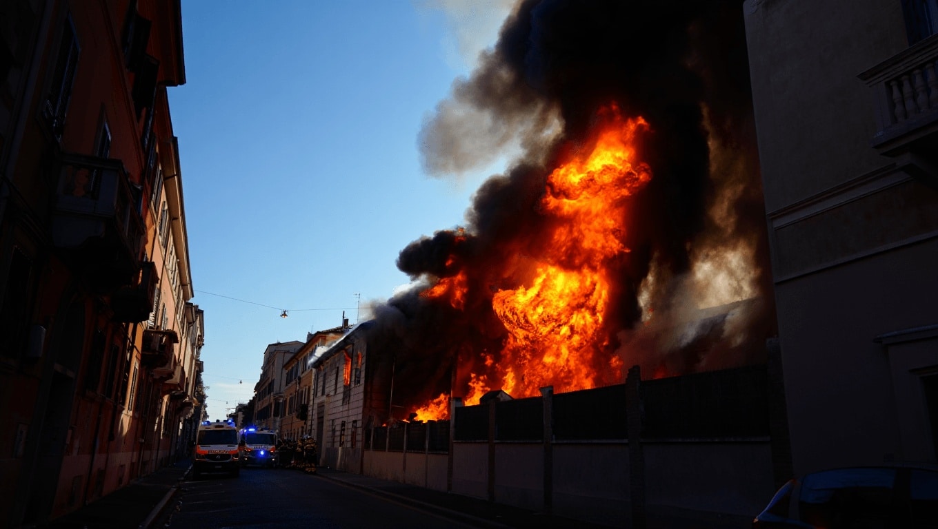 1 giorno faC’è stato un incendio nella zona del Mandrione, alla periferia di Roma: alcune case vicine a un serbatoio di GPLsono state evacuate