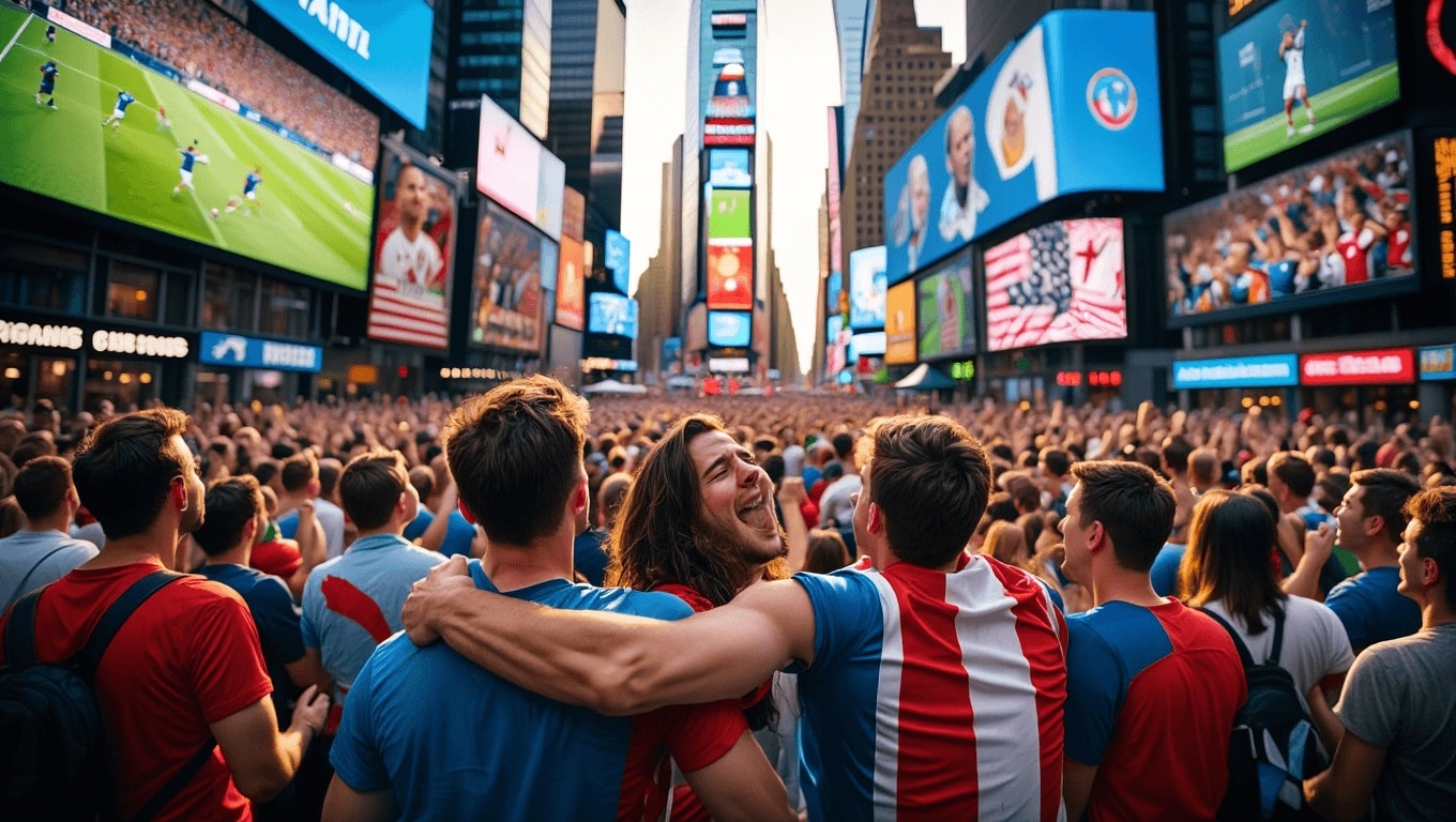 Maxischermi e offerte speciali. Piccola guida per chi vuole godersi i Mondiali a New York. O dribblarli