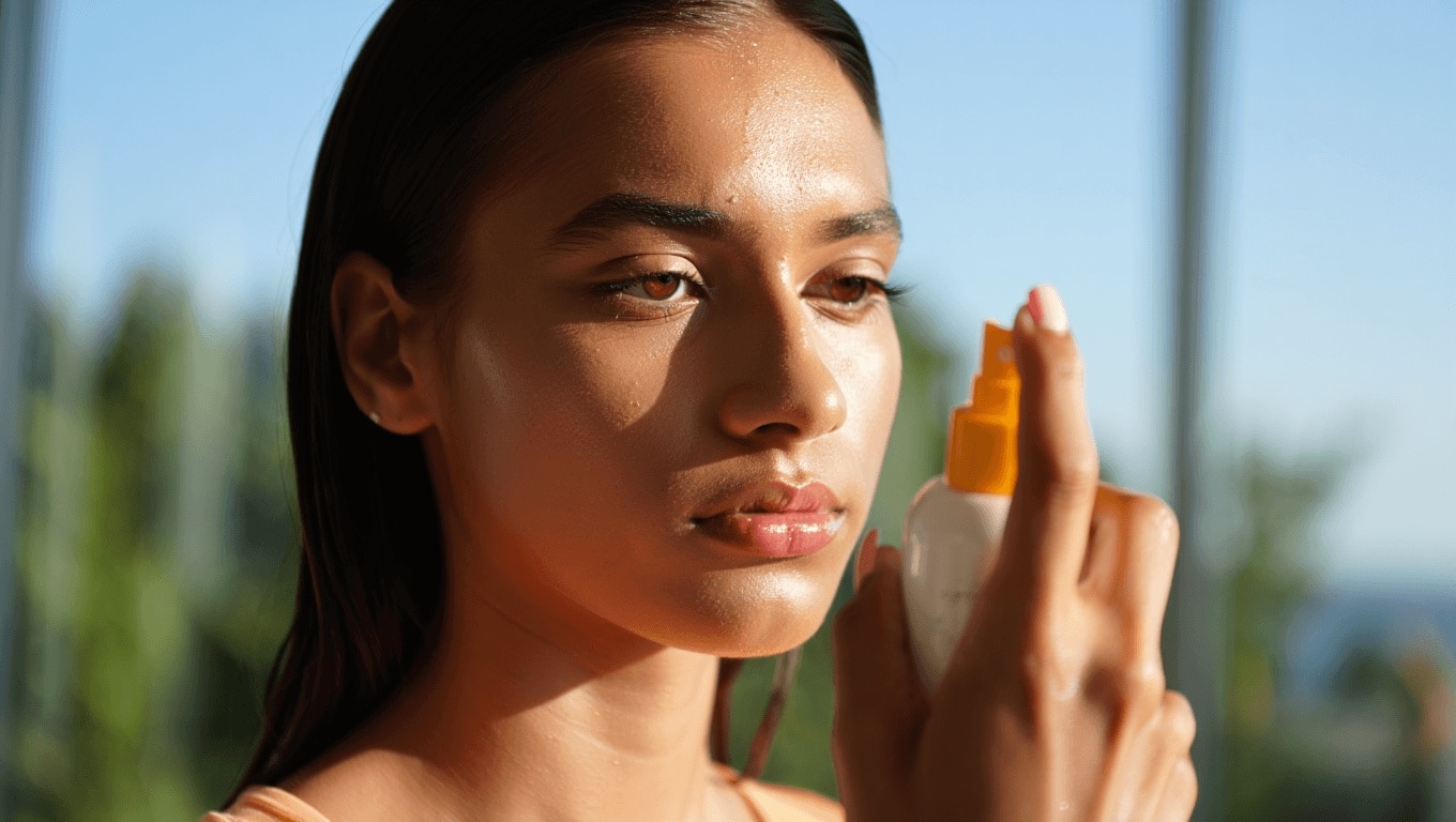 Lo spray con SPF che salva il trucco (e la pelle)