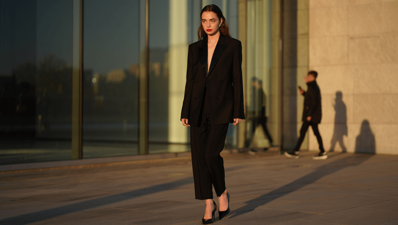 El luto-chic, la tendencia de moda de las famosas en
