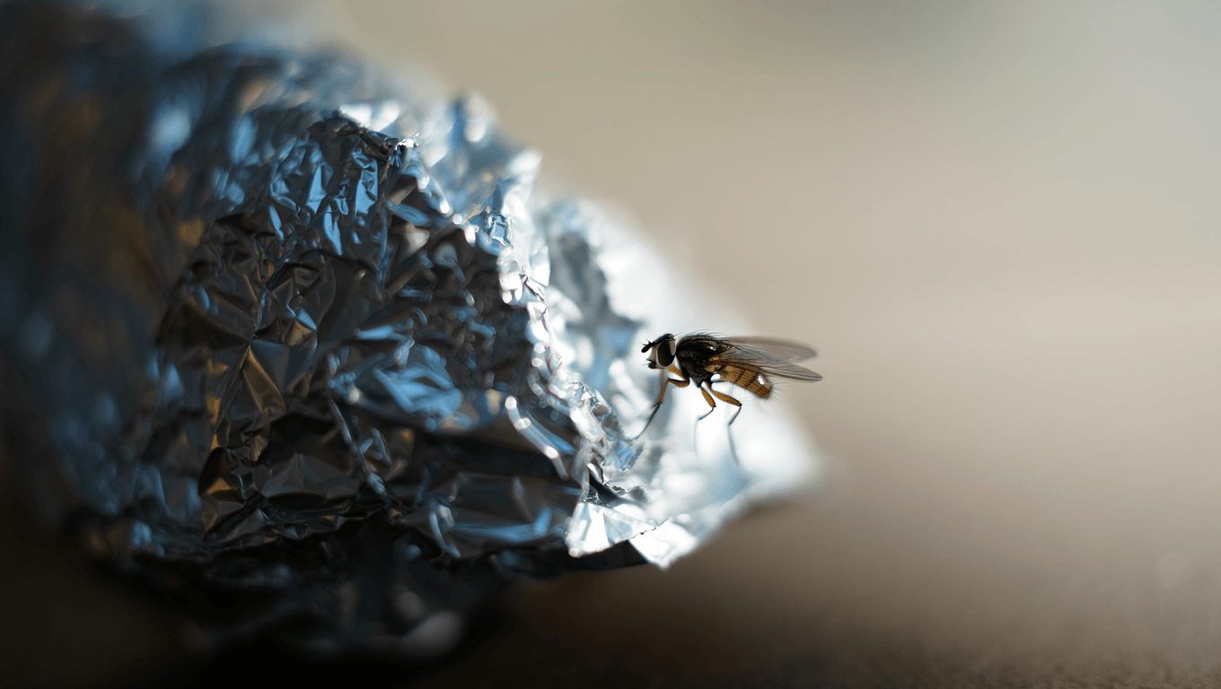 Ce truc avec du papier alu fait fuir les mouches instantanément (et ça marche vraiment)