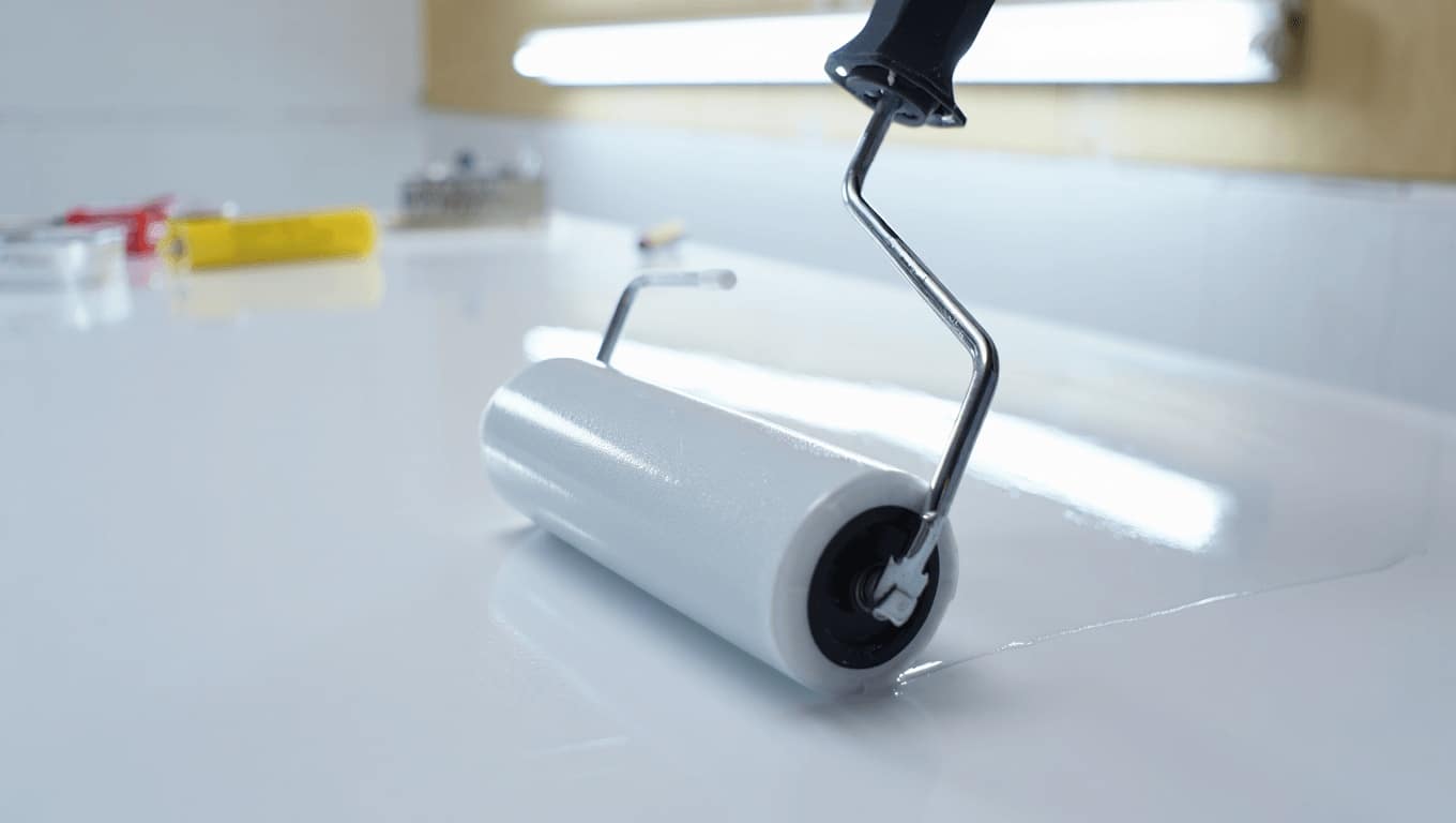 Comment utiliser un rouleau laqueur pour un fini miroir ?