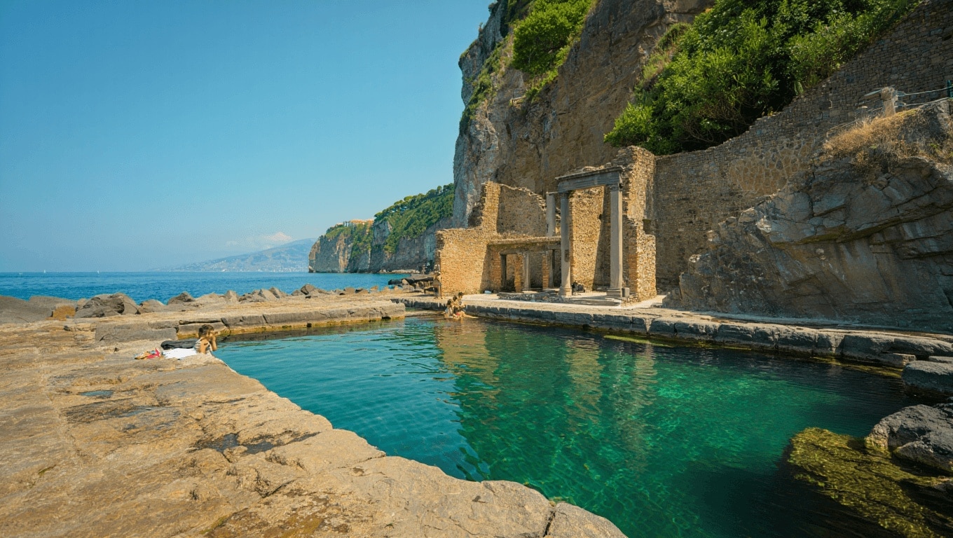 Sorrento, una piscina naturale mistica come il Parsifal di Wagner che qui litigò con l’amico Nietzsche