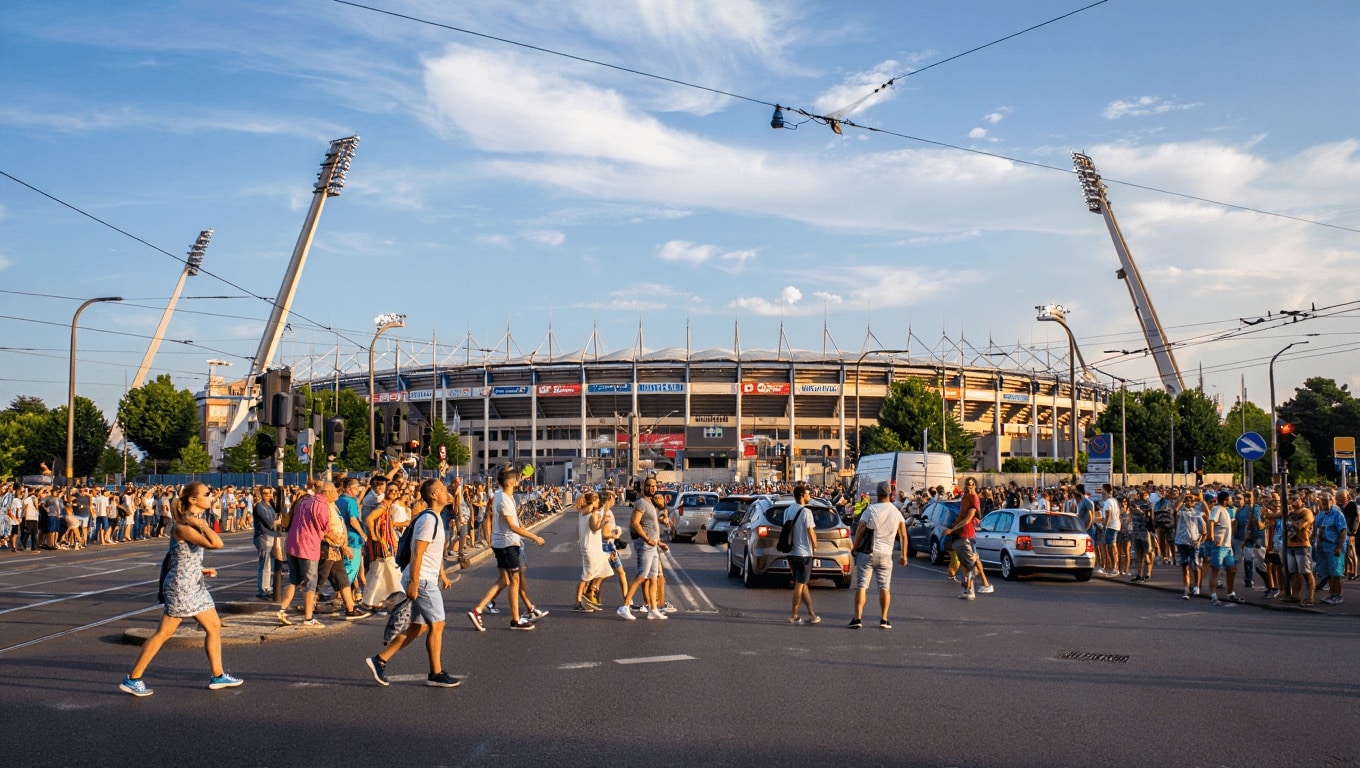 Vasco allo Stadio Friuli: viabilità, parcheggi e divieti