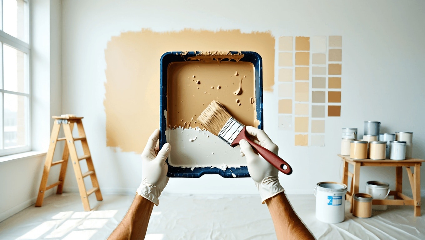 Comment faire de la peinture beige : nos secrets de mélange