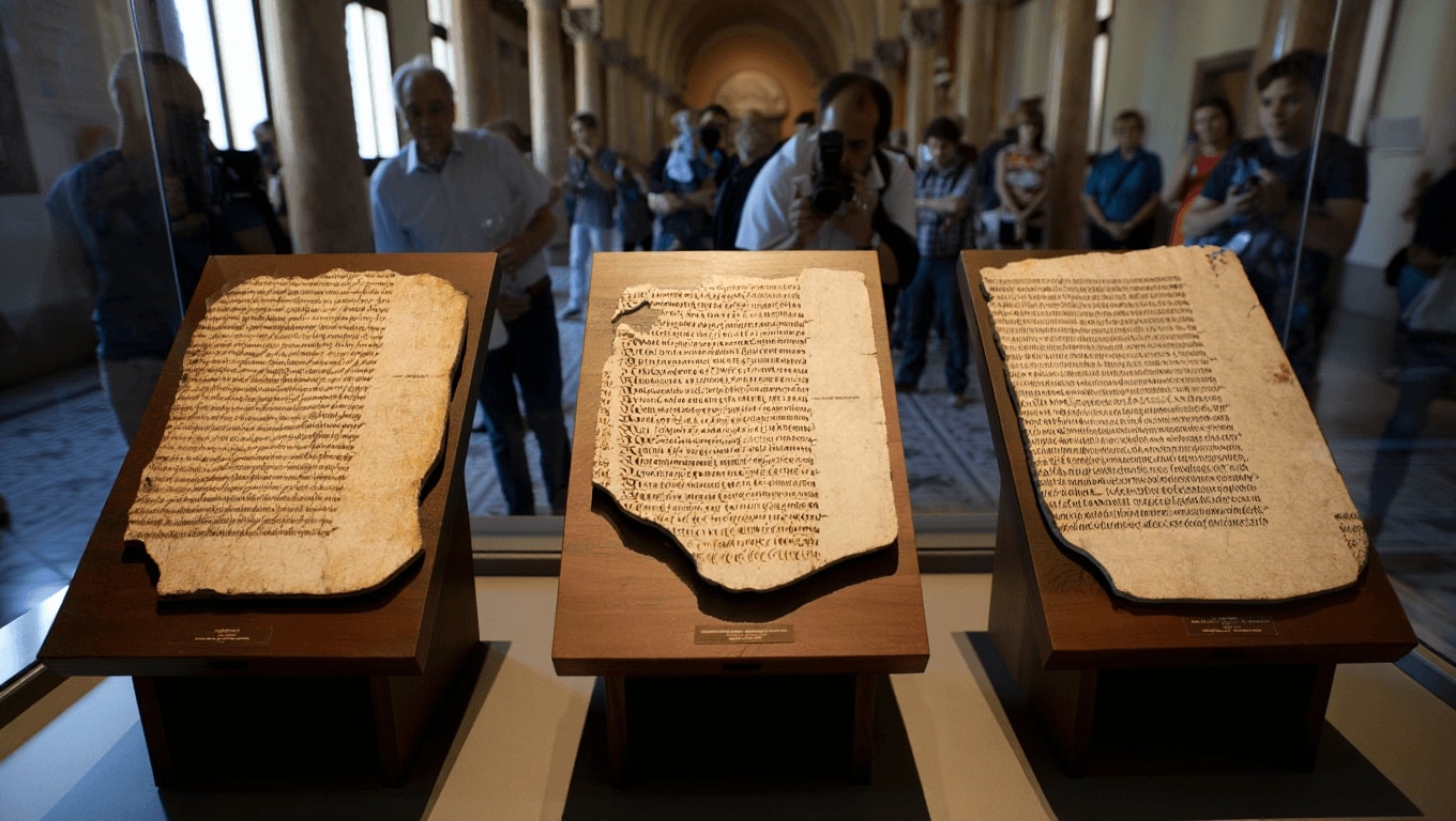 Ad Aquileia per la prima volta dopo sette secoli i tre frammenti del Vangelo di Marco
