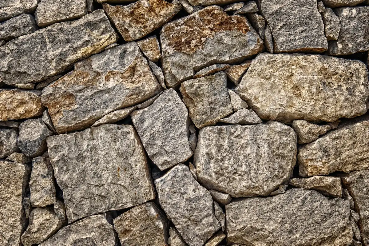 Sezione di parete con lama d'aria ventilata e strati di isolamento